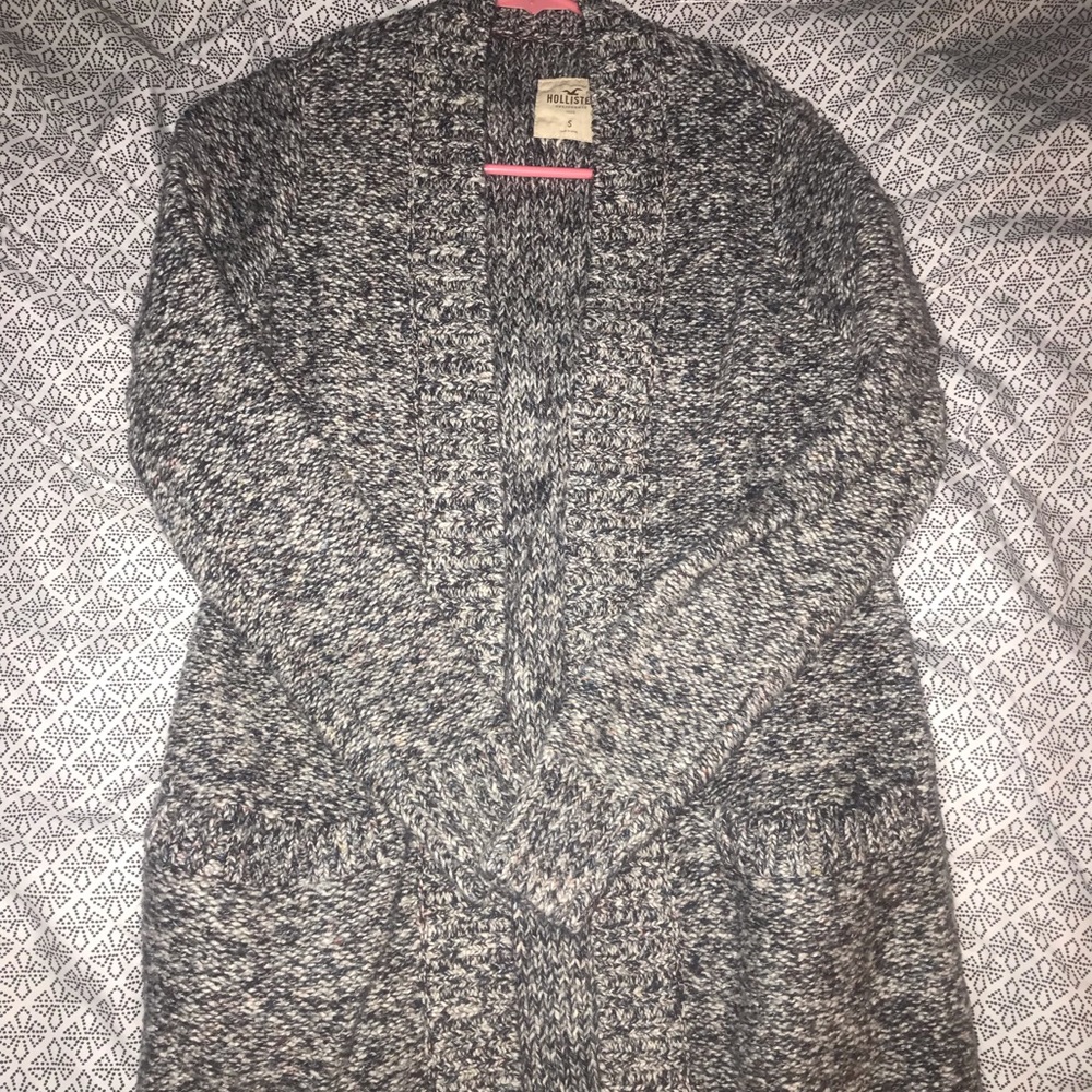 Gray cardigan